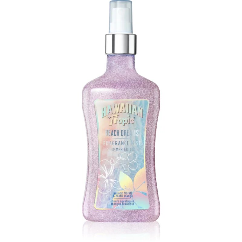 Hawaiian Tropic Perfumes Beach Dreams Shimmer pršilo za telo z bleščicami za ženske 250 ml
