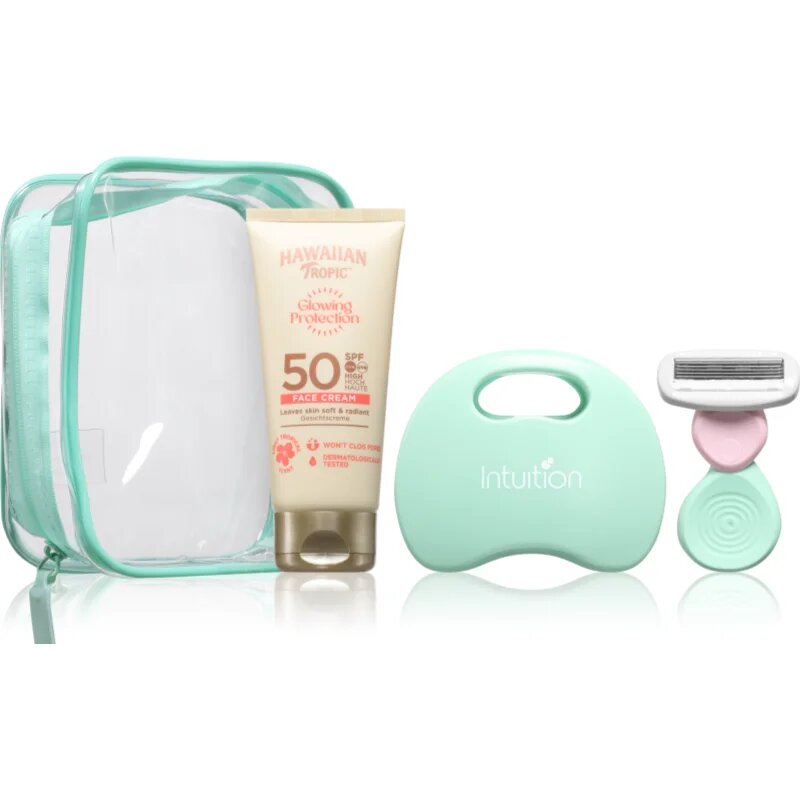Hawaiian Tropic x Wilkinson Sword Essential Giftset Potovalni set