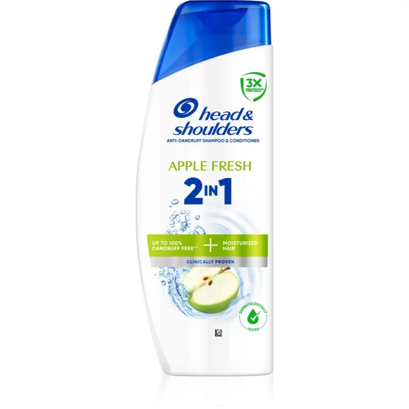 Head & Shoulders Apple Fresh 2in1 šampon in balzam proti prhljaju 400 ml