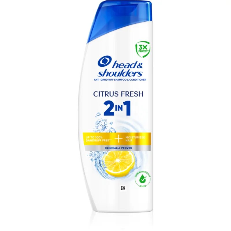 Head & Shoulders Citrus Fresh 2in1 šampon in balzam proti prhljaju 400 ml