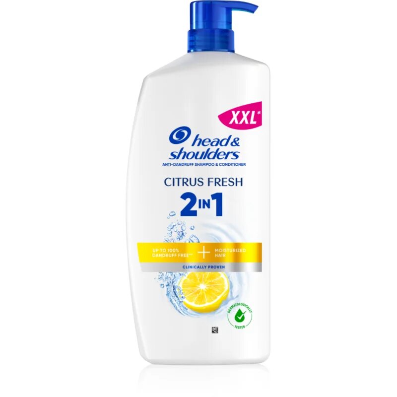 Head & Shoulders Citrus Fresh 2in1 šampon in balzam proti prhljaju 800 ml
