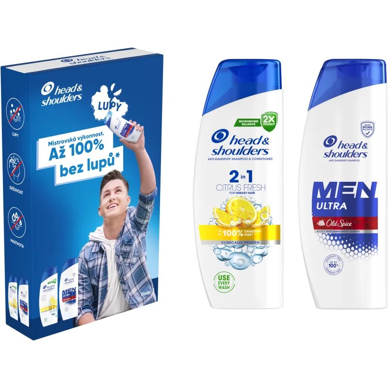 Head & Shoulders Citrus Fresh + Ultra Old Spice darilni set za moške
