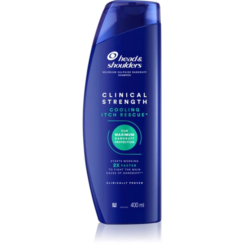 Head & Shoulders Cooling Itch Rescue šampon proti prhljaju in srbenju 400 ml