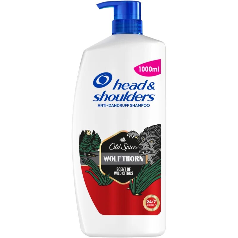 Head & Shoulders Old Spice Wolfthorn šampon proti prhljaju 1000 ml