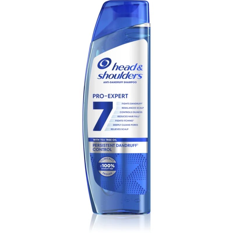 Head & Shoulders Pro-Expert 7 Anti-Dandruff šampon proti prhljaju 250 ml
