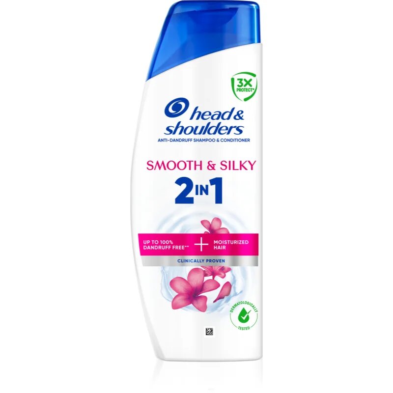 Head & Shoulders Smooth & Silky 2in1 šampon in balzam proti prhljaju 400 ml