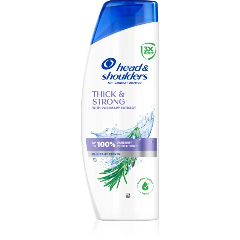 Head & Shoulders Thick & Strong with Rosemary Extract šampon proti prhljaju 400 ml