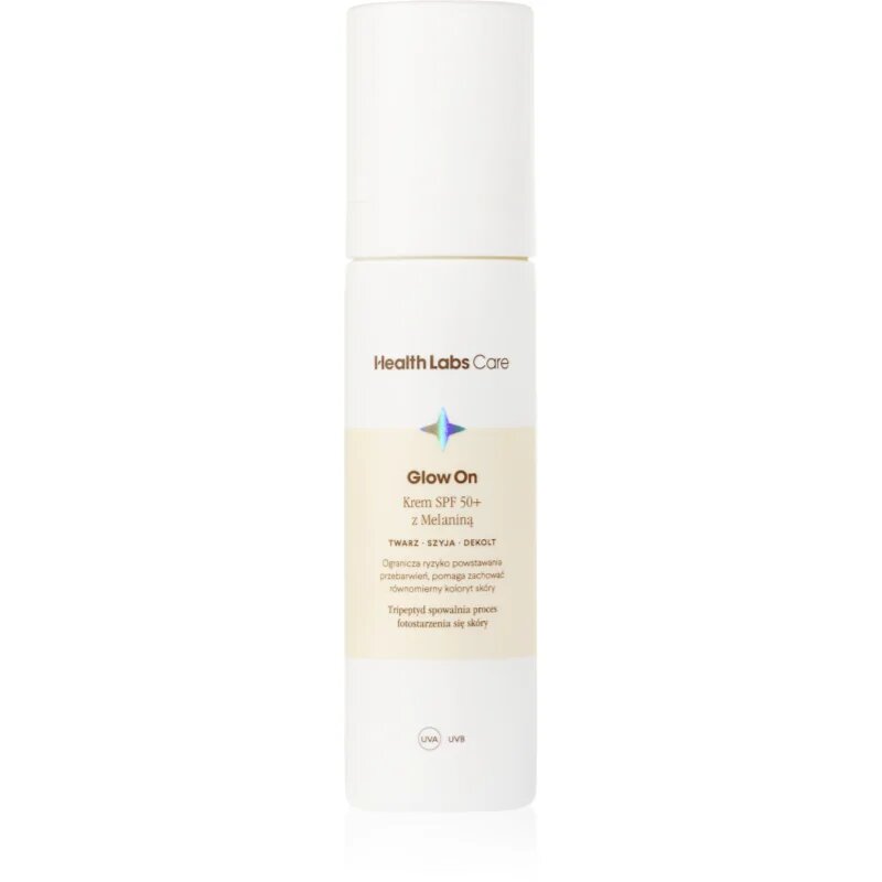 Health Labs Care Glow On SPF 50+ with Melanin dnevna krema SPF 50+ 50 ml