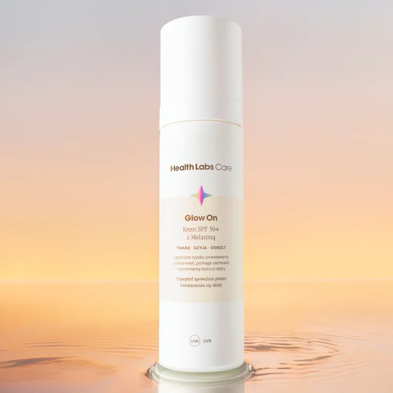 Health Labs Care Glow On SPF 50+ with Melanin dnevna krema SPF 50+ 50 ml