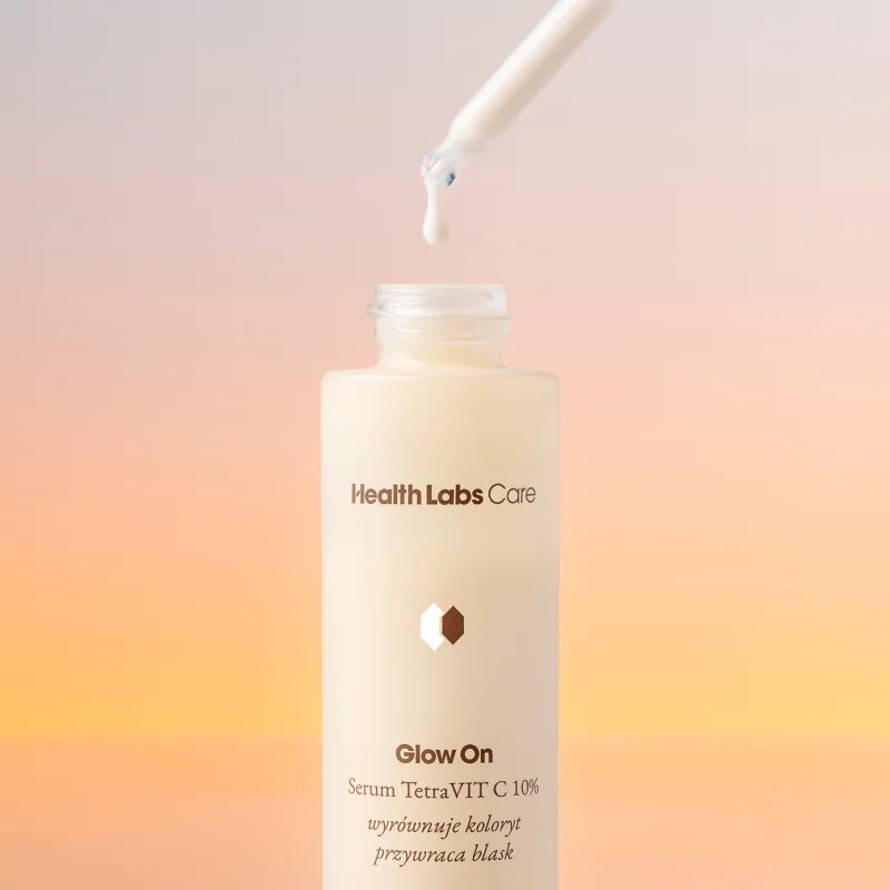 Health Labs Care Glow On TetraVit C 10% Serum serum za obraz z vitaminom C 30 ml
