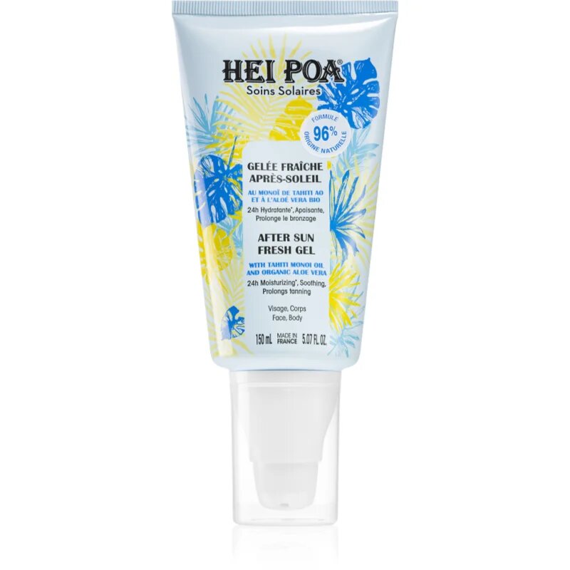 Hei Poa After Sun Monoi & Aloe Vera pomirjajoč gel po sončenju 150 ml