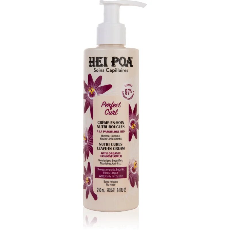 Hei Poa Perfect Curl krema brez spiranja za valovite in kodraste lase 250 ml