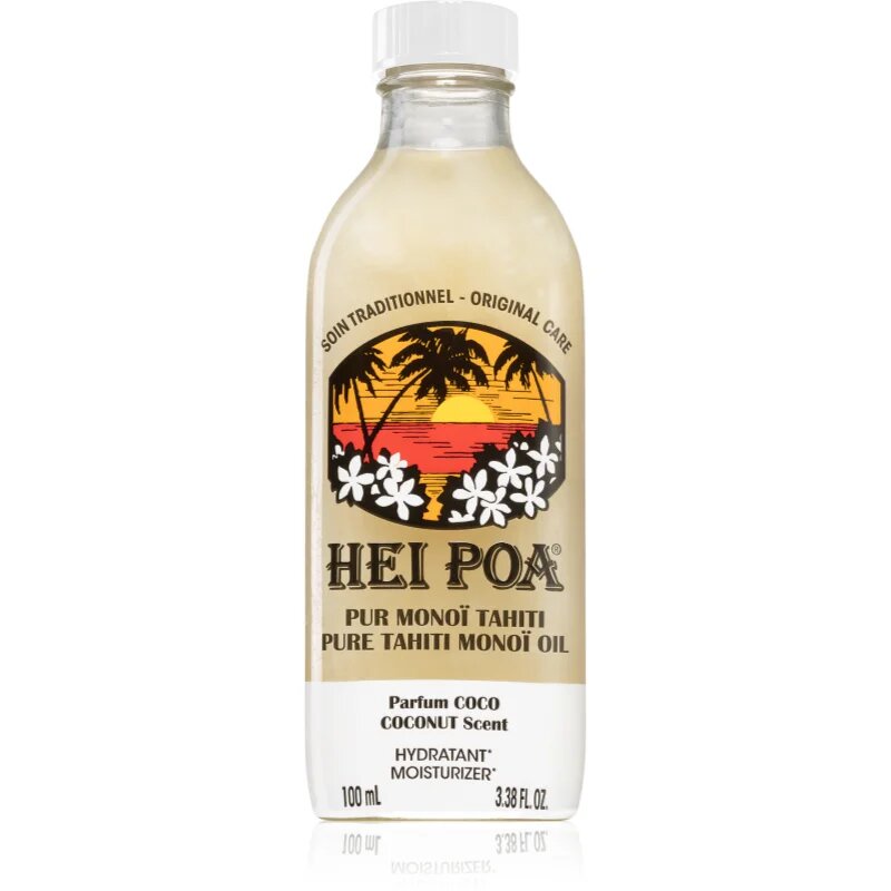Hei Poa Pure Tahiti Monoï Oil Coconut večnamensko olje za telo in lase 100 ml