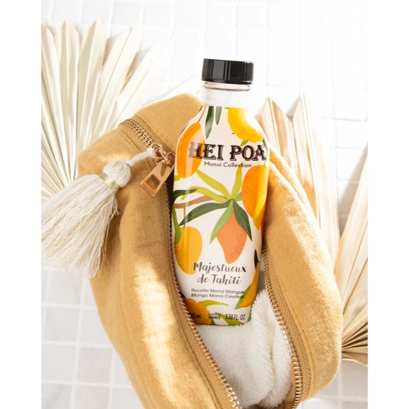 Hei Poa Pure Tahiti Monoï Oil Mango Scent večnamensko olje za telo in lase 100 ml