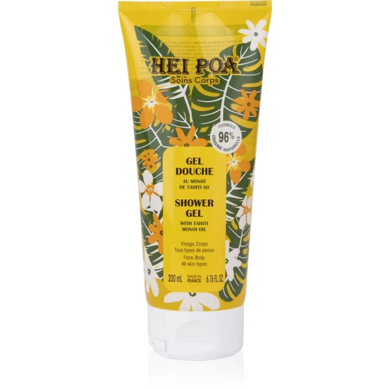 Hei Poa Tahiti Monoi Oil gel za prhanje 200 ml