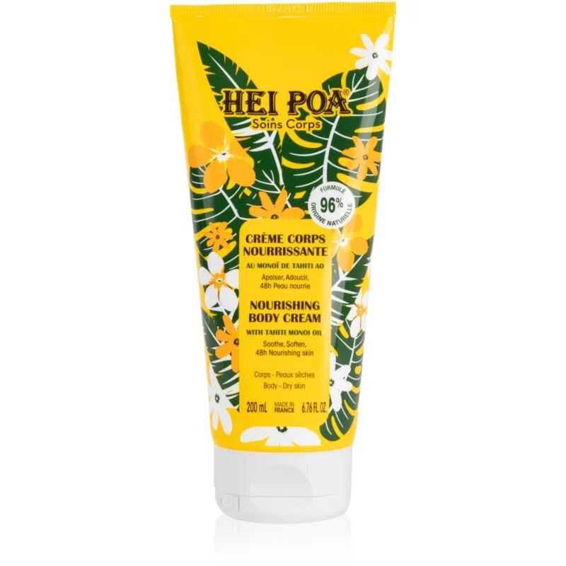 Hei Poa Tahiti Monoi Oil hranilna krema za telo 200 ml