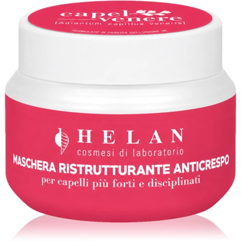 Helan CAPELVENERE Anti-Frizz Restructuring Hair Mask maska za glajenje las za valovite in kodraste lase 150 ml