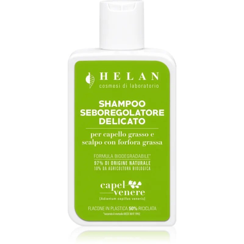 Helan CAPELVENERE Gentle Sebum-Regulating Shampoo šampon za mastne lase in lasišče 200 ml
