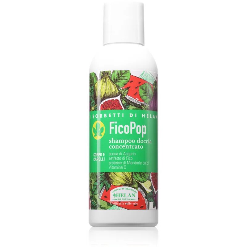 Helan I SORBETTI DI FicoPop Concentrated Shower Shampoo gel za prhanje in šampon 2v1 150 ml