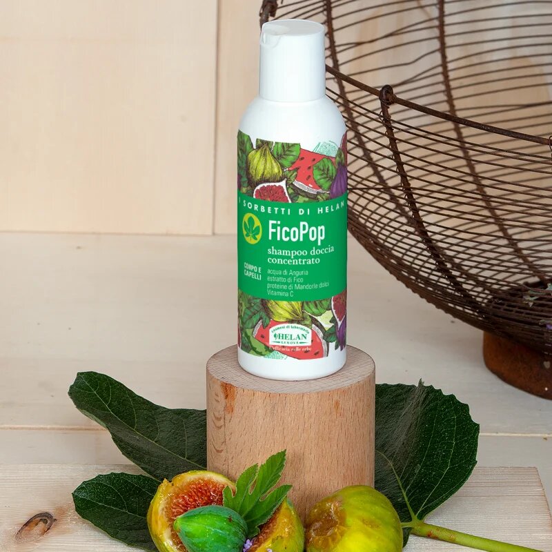 Helan I SORBETTI DI FicoPop Concentrated Shower Shampoo gel za prhanje in šampon 2v1 150 ml