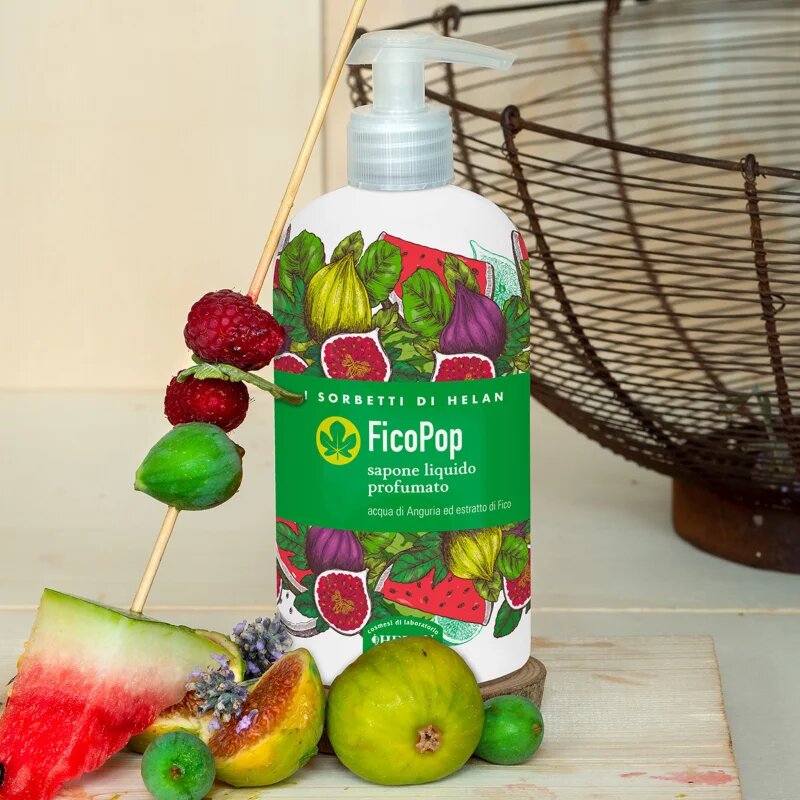 Helan I SORBETTI DI FicoPop Scented Liquid Soap tekoče milo za roke 500 ml