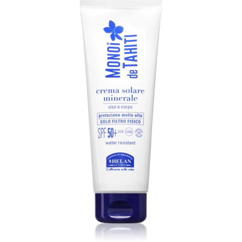Helan MONOÏ de TAHITI Mineral Sun Cream SPF50+ krema za sončenje za obraz in telo 125 ml
