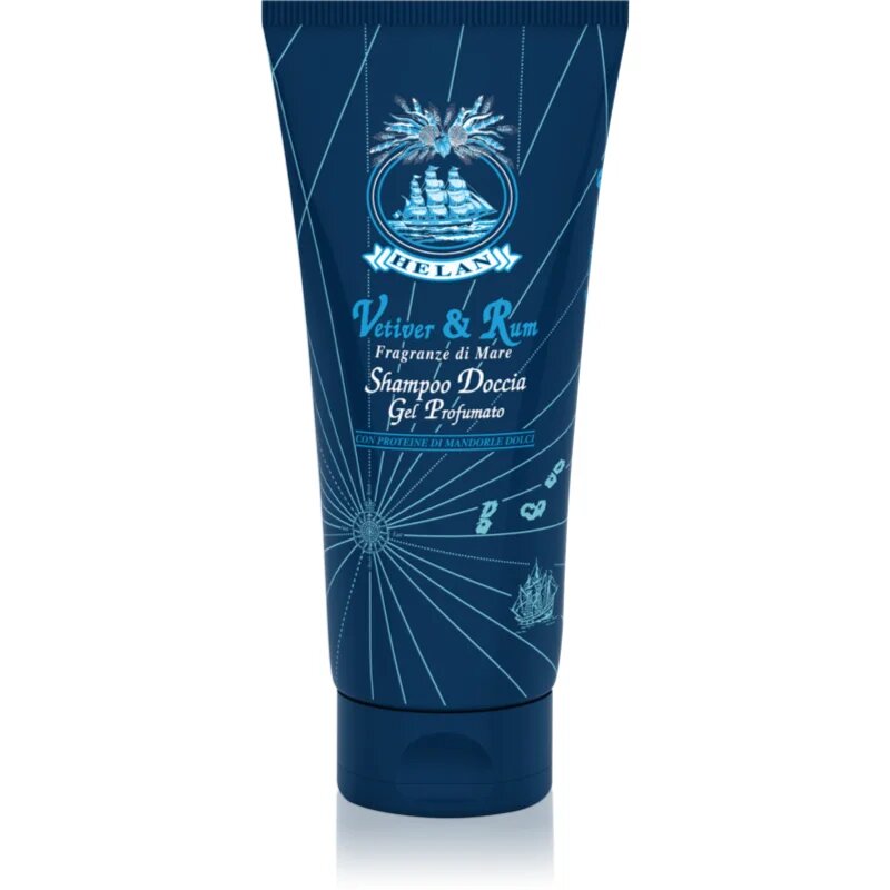 Helan Vetiver & Rum šampon in gel za prhanje za moške 200 ml