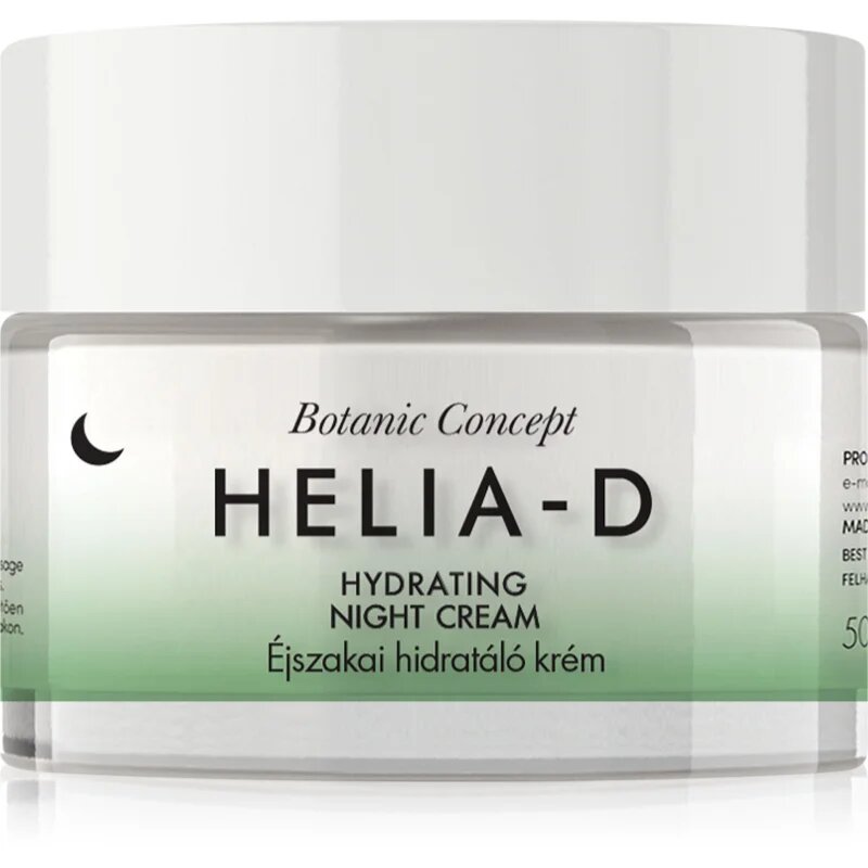 Helia-D Botanic Concept vlažilna nočna krema 50 ml