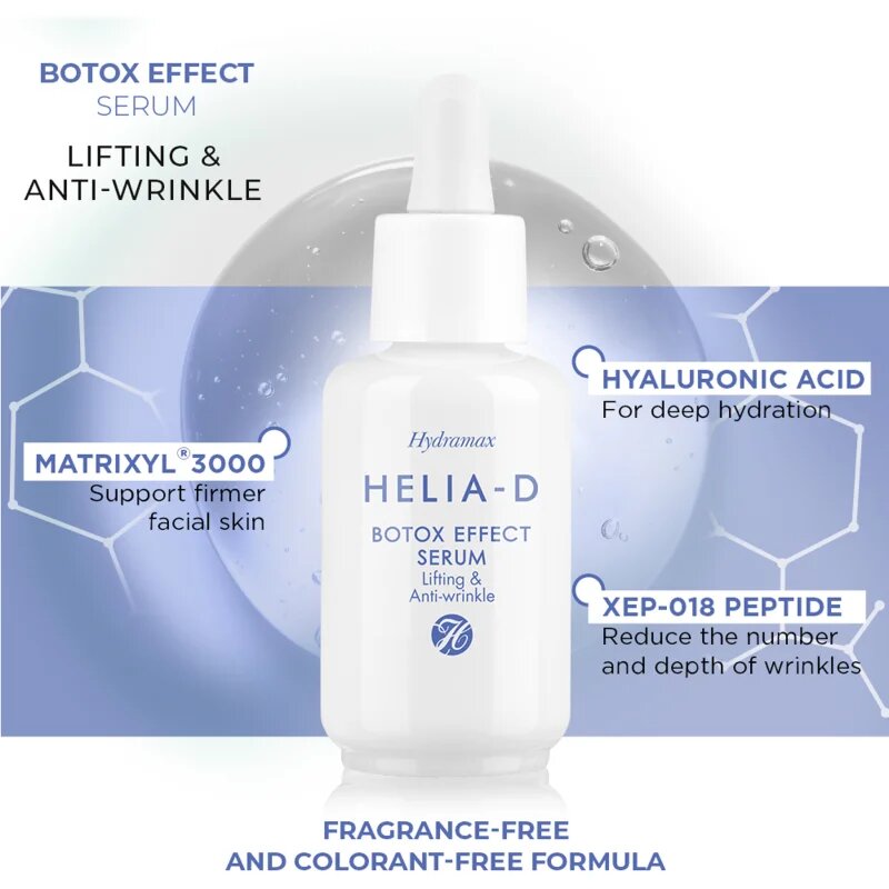 Helia-D Hydramax Botox Effect lifting serum proti gubam 30 ml