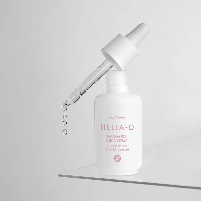 Helia-D Hydramax Niacinamide & BHA obnovitveni serum za obraz za problematično kožo 30 ml