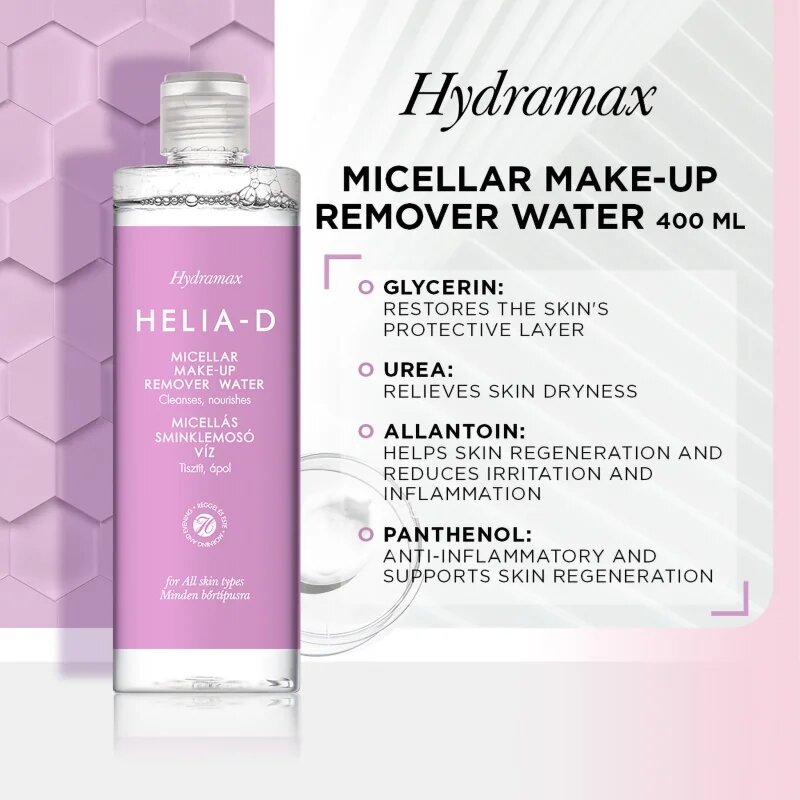 Helia-D Hydramax odstranjevalec ličil 400 ml