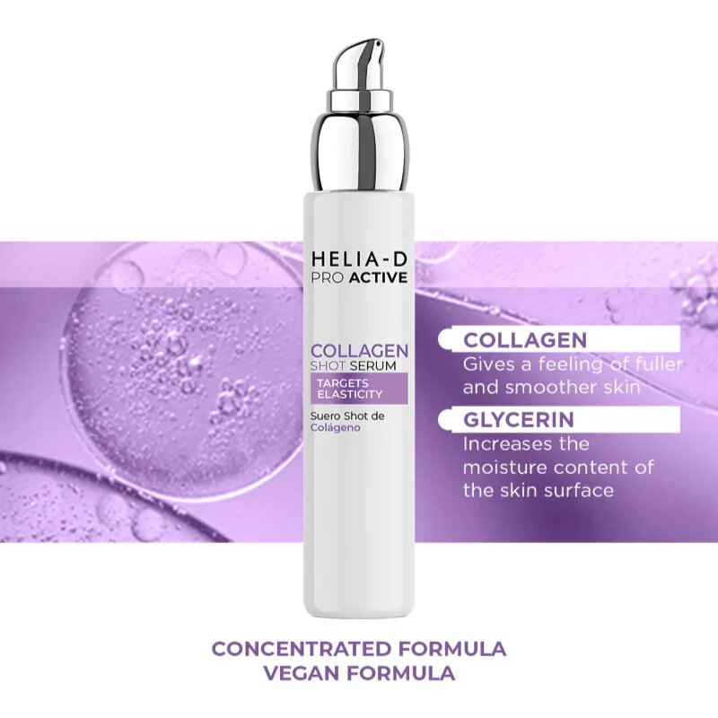 Helia-D Pro Active lifting serum za obraz s kolagenom 50 ml