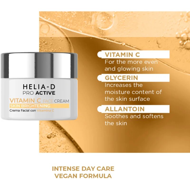 Helia-D Pro Active Vitamin C krema za posvetljevanje za obraz 50 ml