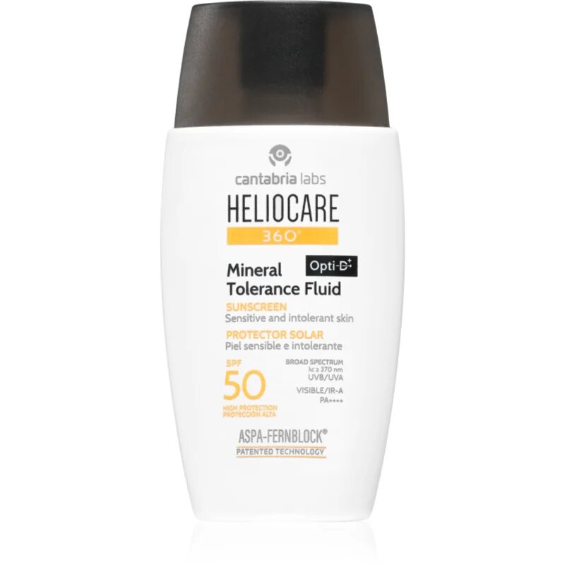 Heliocare 360° Mineral Tolerance Fluid mineralni zaščitni fluid za obraz SPF 50 50 ml