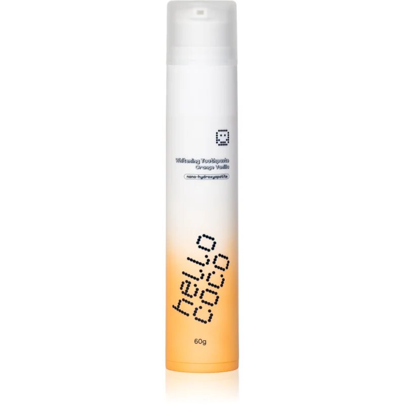 Hello Coco Toothpaste Orange Vanilla zobna pasta za beljenje zob 60 g