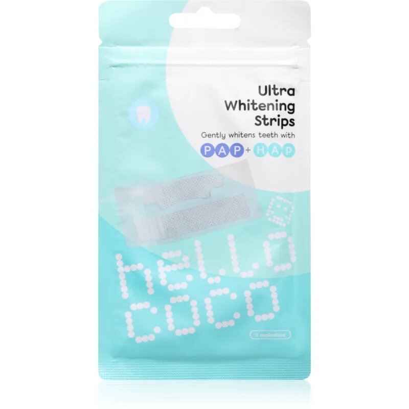 Hello Coco Ultra Whitening Strips belilni trakovi 5 kos