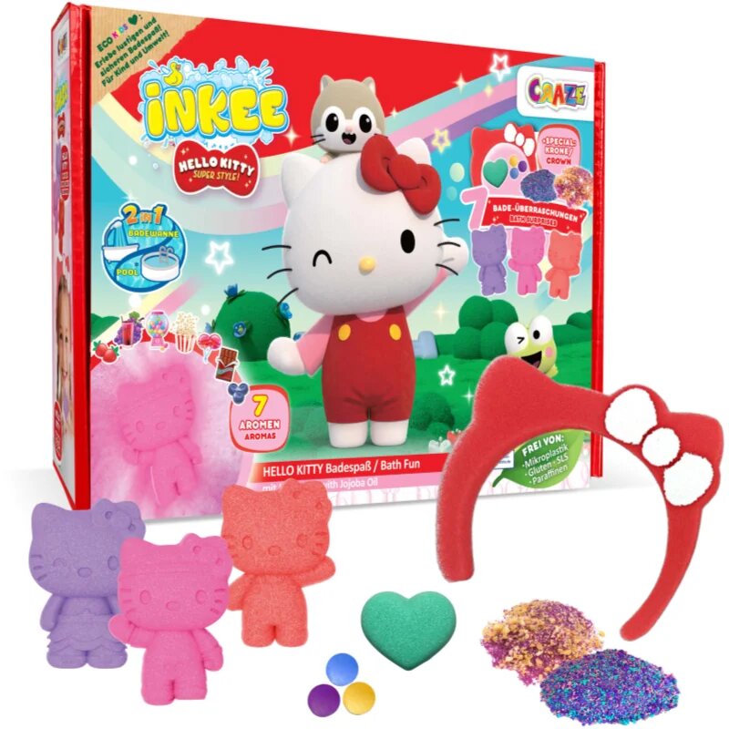 Hello Kitty Gift Box Bath darilni set za kopel za otroke