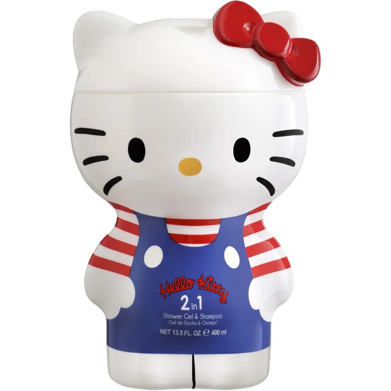 Hello Kitty Shampoo and Shower Gel 2 in 1 gel za prhanje in šampon 2v1 za otroke 2D 400 ml