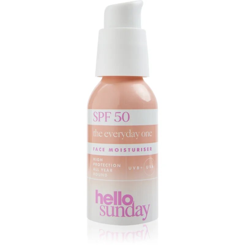 hello sunday the everyday one SPF 50 krema za sončenje za obraz 50 ml