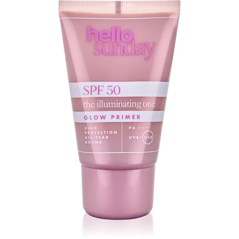 hello sunday the illuminating one zaščitna podlaga za make-up SPF 50 50 ml