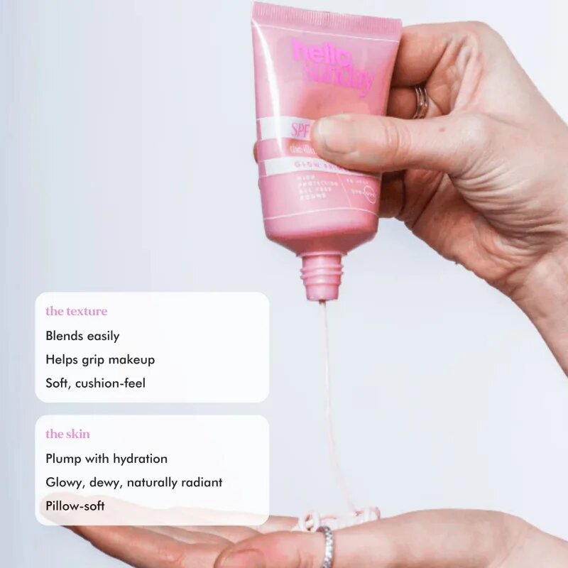 hello sunday the illuminating one zaščitna podlaga za make-up SPF 50 50 ml