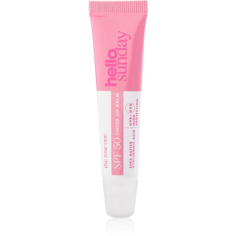 hello sunday the rose one tinted lip balm tonirani balzam za ustnice SPF 50 15 ml