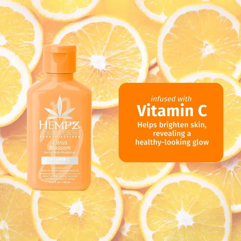 HEMPZ Citrus Blossom vlažilna krema za telo 66 ml