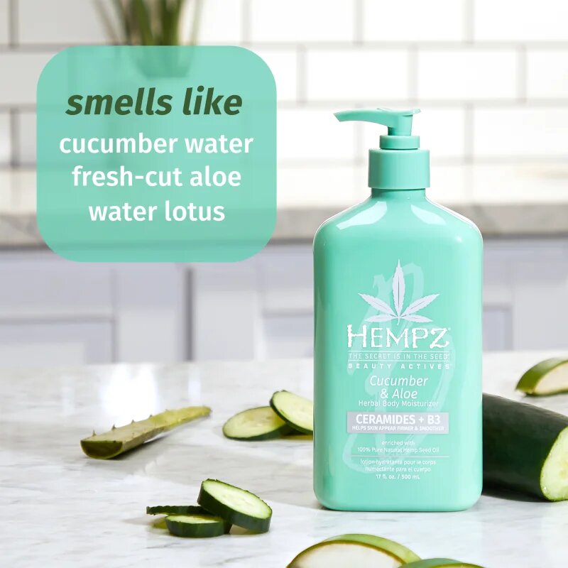 HEMPZ Cucumber & Aloe krema za telo 500 ml
