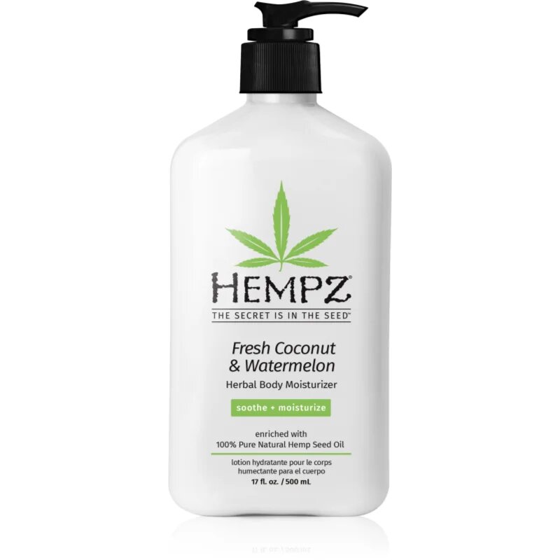 HEMPZ Fresh Coconut & Watermelon vlažilni losjon za telo 500 ml