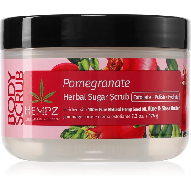 HEMPZ Pomegranate piling za telo 176 g