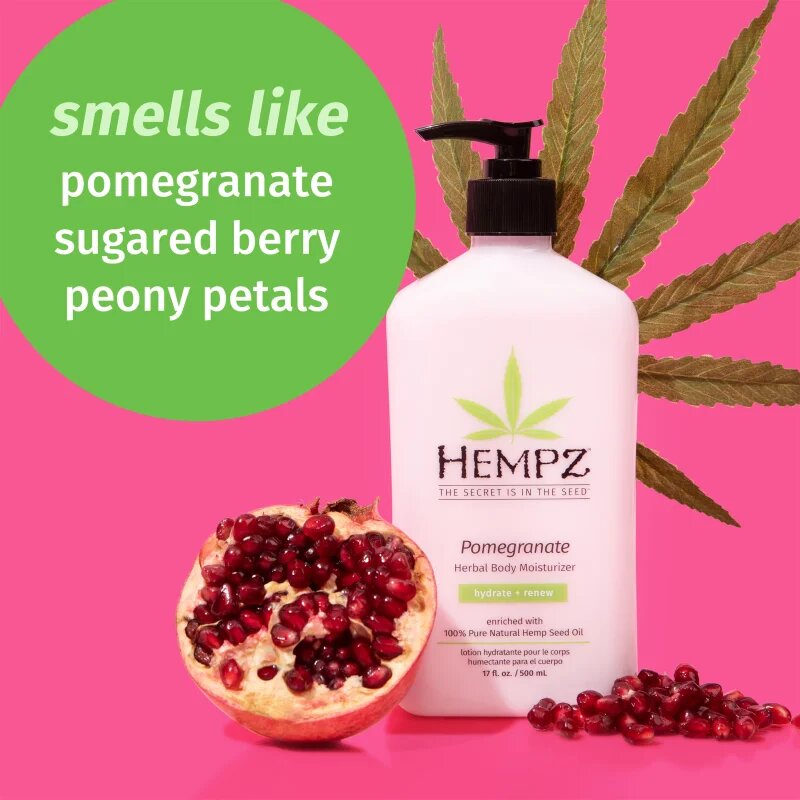 HEMPZ Pomegranate vlažilni losjon za telo 500 ml