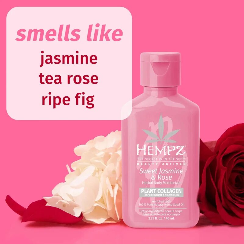 HEMPZ Sweet Jasmine & Rose vlažilni losjon 66 ml