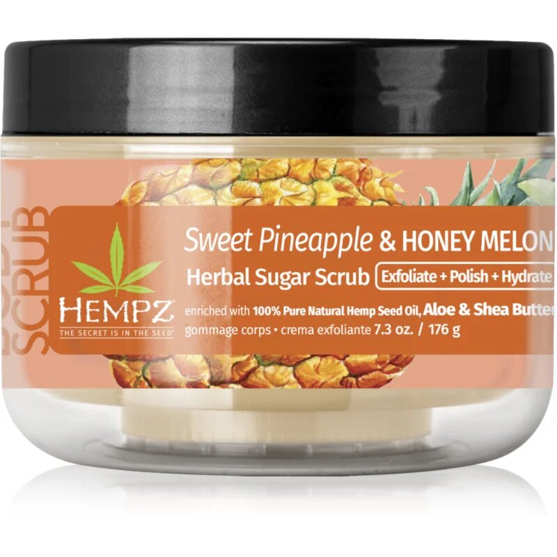 HEMPZ Sweet Pineapple Honey Melon piling za telo 176 g