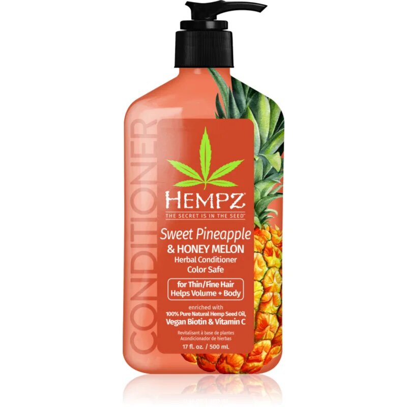 HEMPZ Sweet Pineapple Honey Melon vlažilni balzam za lase 500 ml